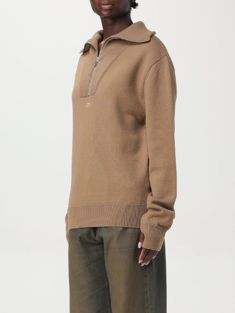 Giglio Maglione Courrèges In Lana Merino