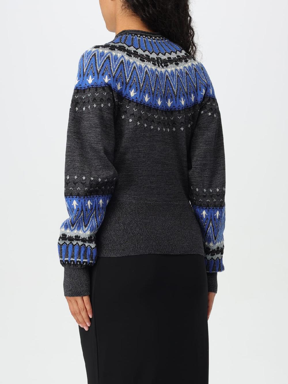 Giglio Maglione Fair Isle In Lana E Seta Rabanne