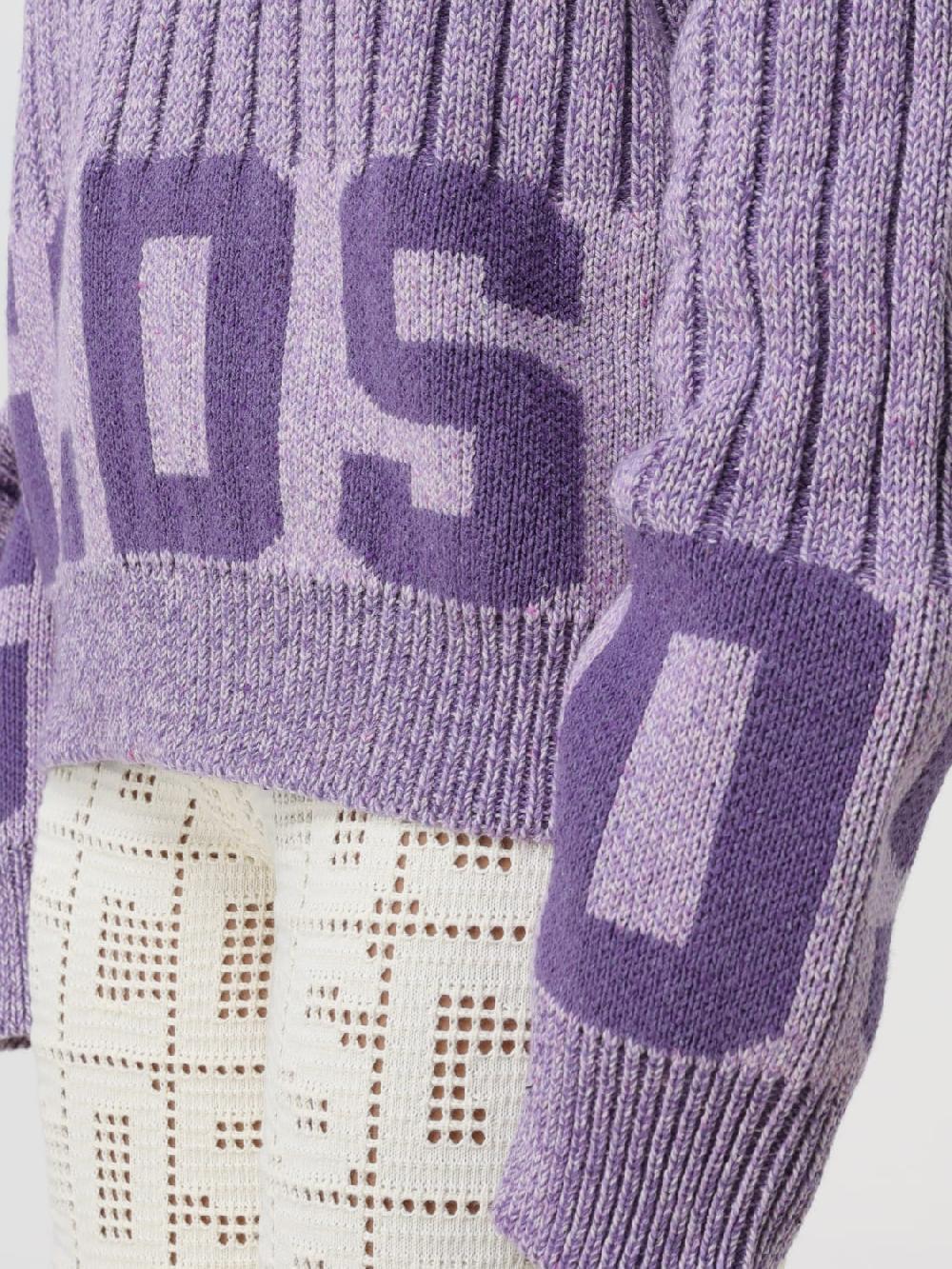 Giglio Maglione GCDS In Cotone Con Logo Jacquard