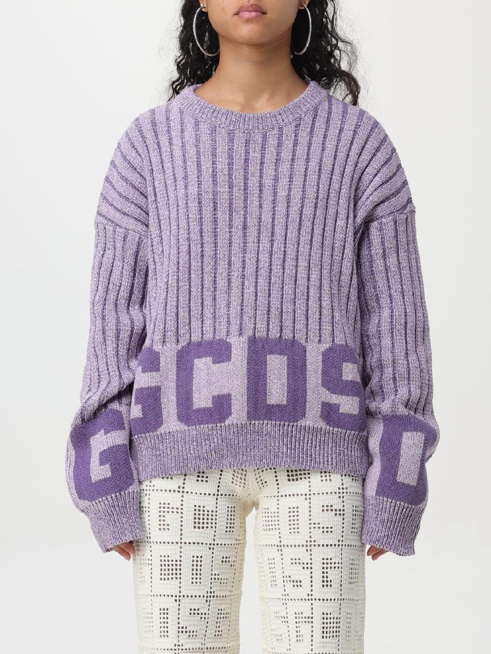Giglio Maglione GCDS in cotone con logo jacquard
