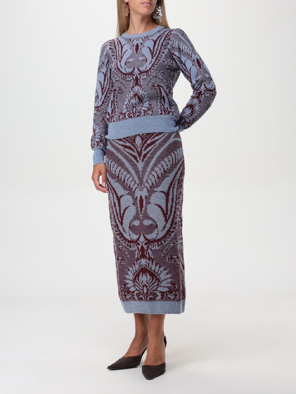 Giglio Maglione Paisley Etro In Lana Jacquard