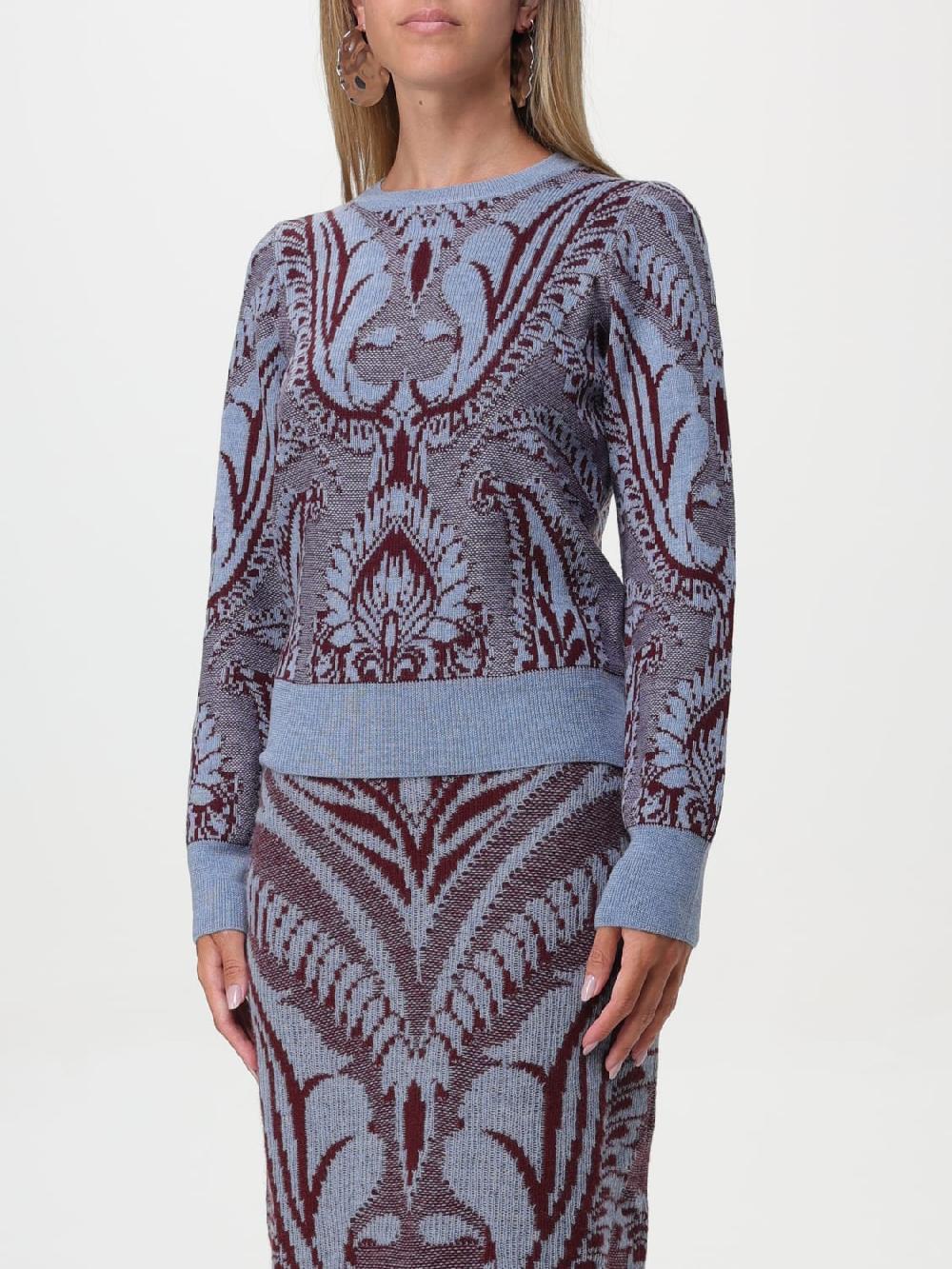 Giglio Maglione Paisley Etro In Lana Jacquard