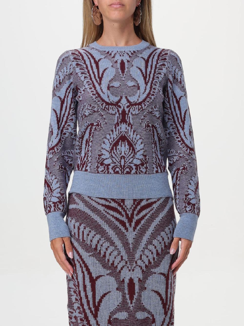Giglio Maglione Paisley Etro in lana jacquard