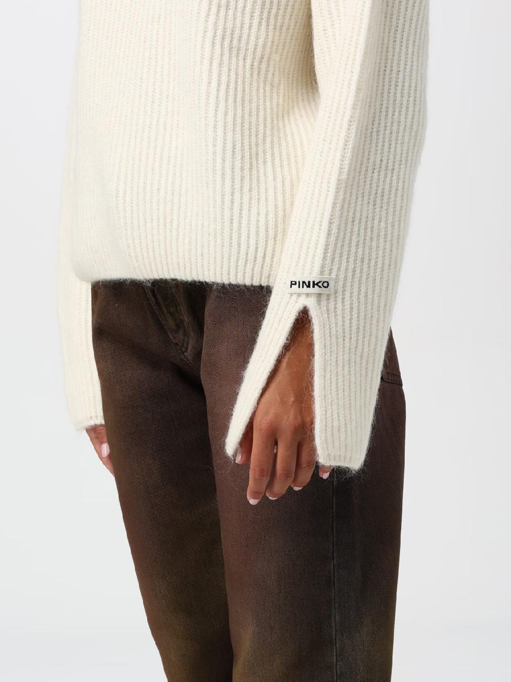 Giglio Maglione Pinko In Misto Mohair A Coste