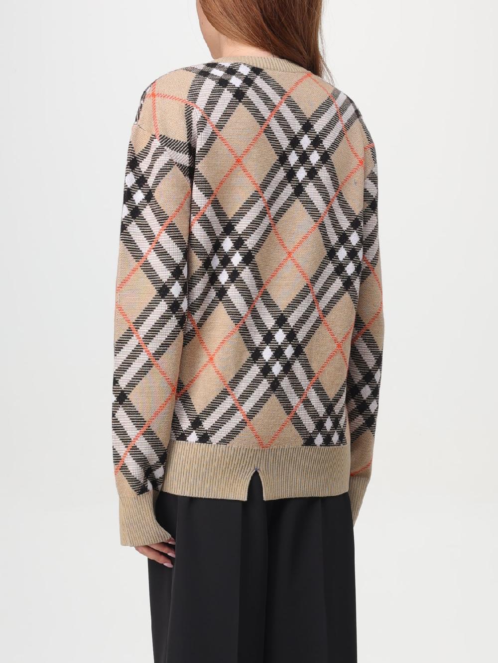 Giglio Maglione Vintage Check Burberry In Lana