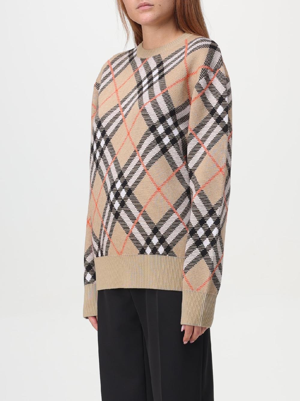Giglio Maglione Vintage Check Burberry In Lana