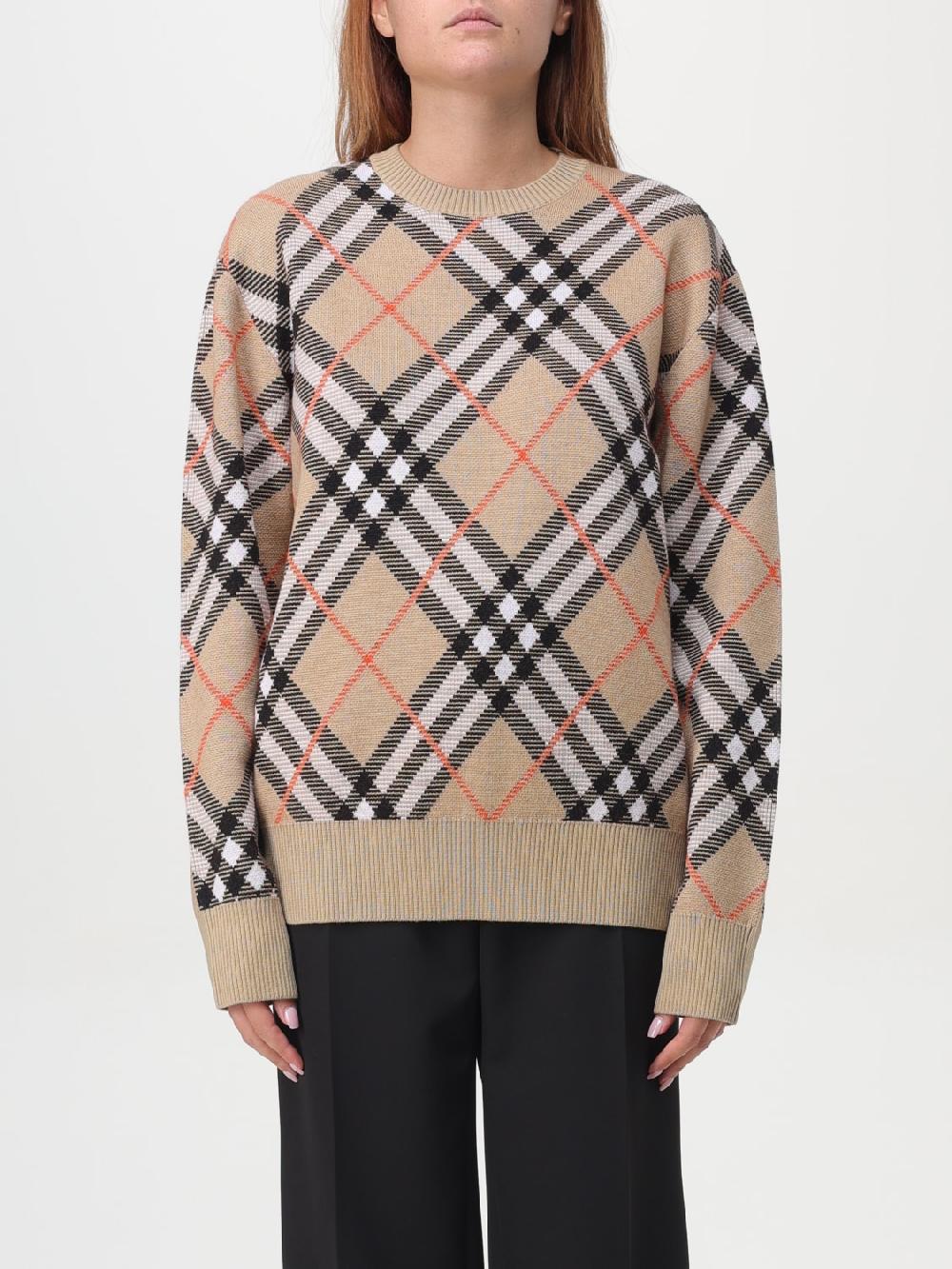 Giglio Maglione Vintage Check Burberry in lana
