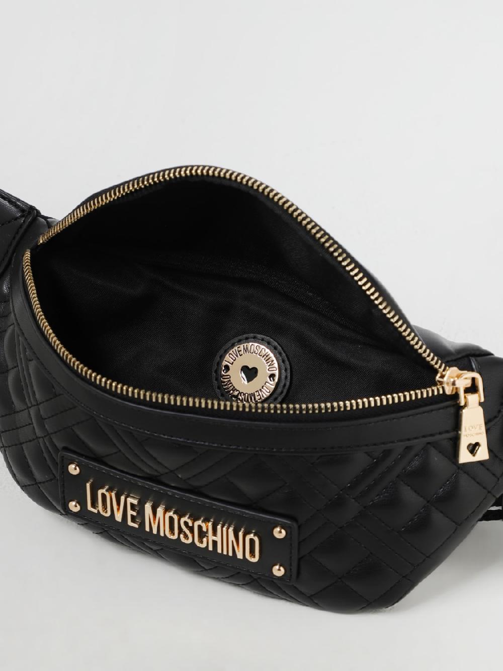 Giglio Marsupio Con Placca Logo Love Moschino