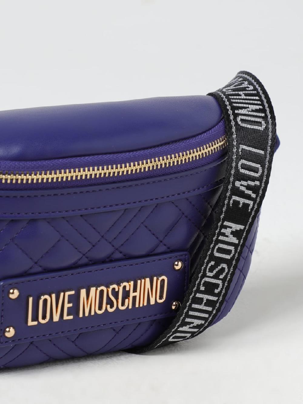 Giglio Marsupio Con Placca Logo Love Moschino