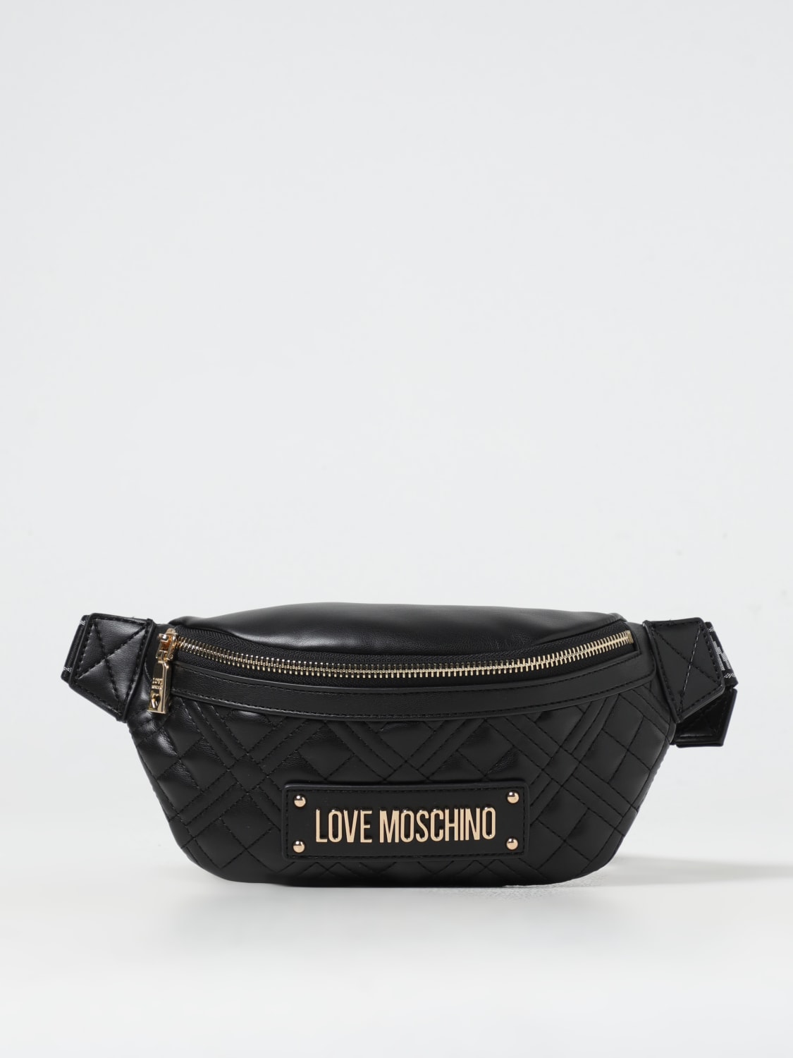 Giglio Marsupio con placca logo Love Moschino