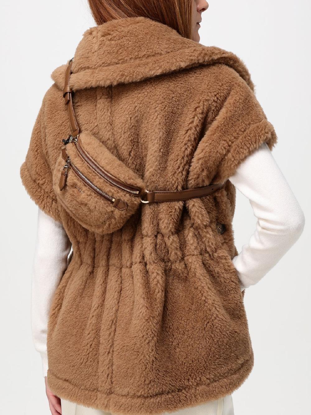 Giglio Marsupio Max Mara In Lana Di Cammello