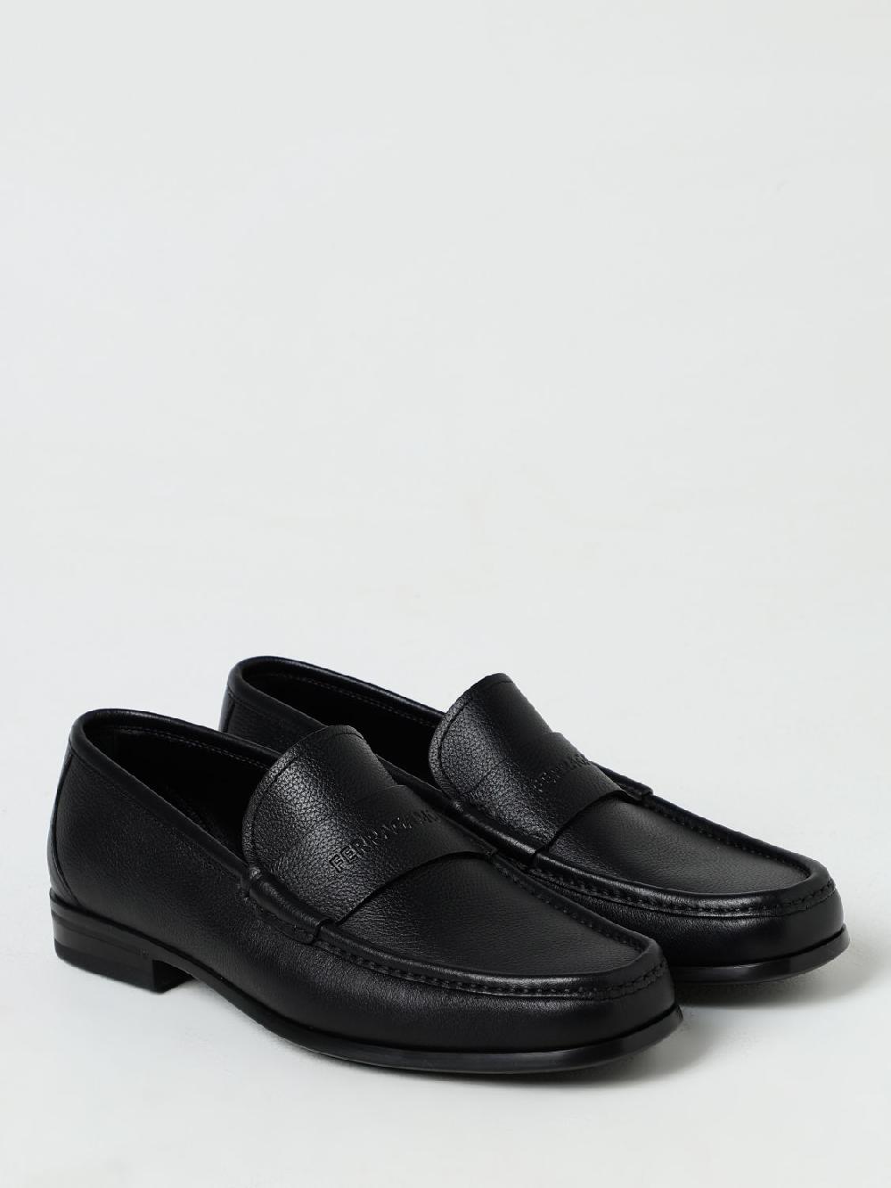 Giglio Mocassino Ferragamo In Pelle A Grana