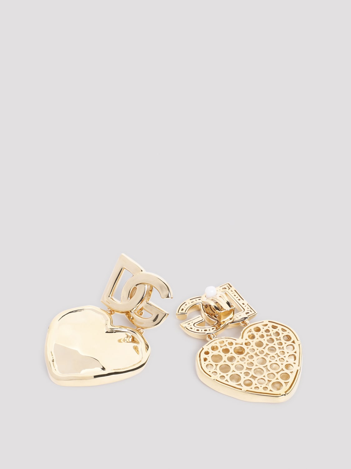 Giglio Orecchini DG Heart Dolce & Gabbana In Ottone