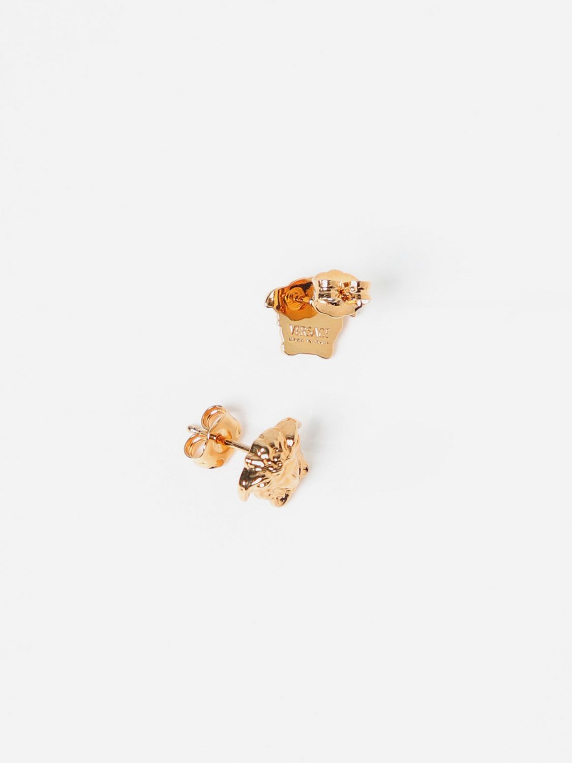 Giglio Orecchini Medusa Versace In Ottone