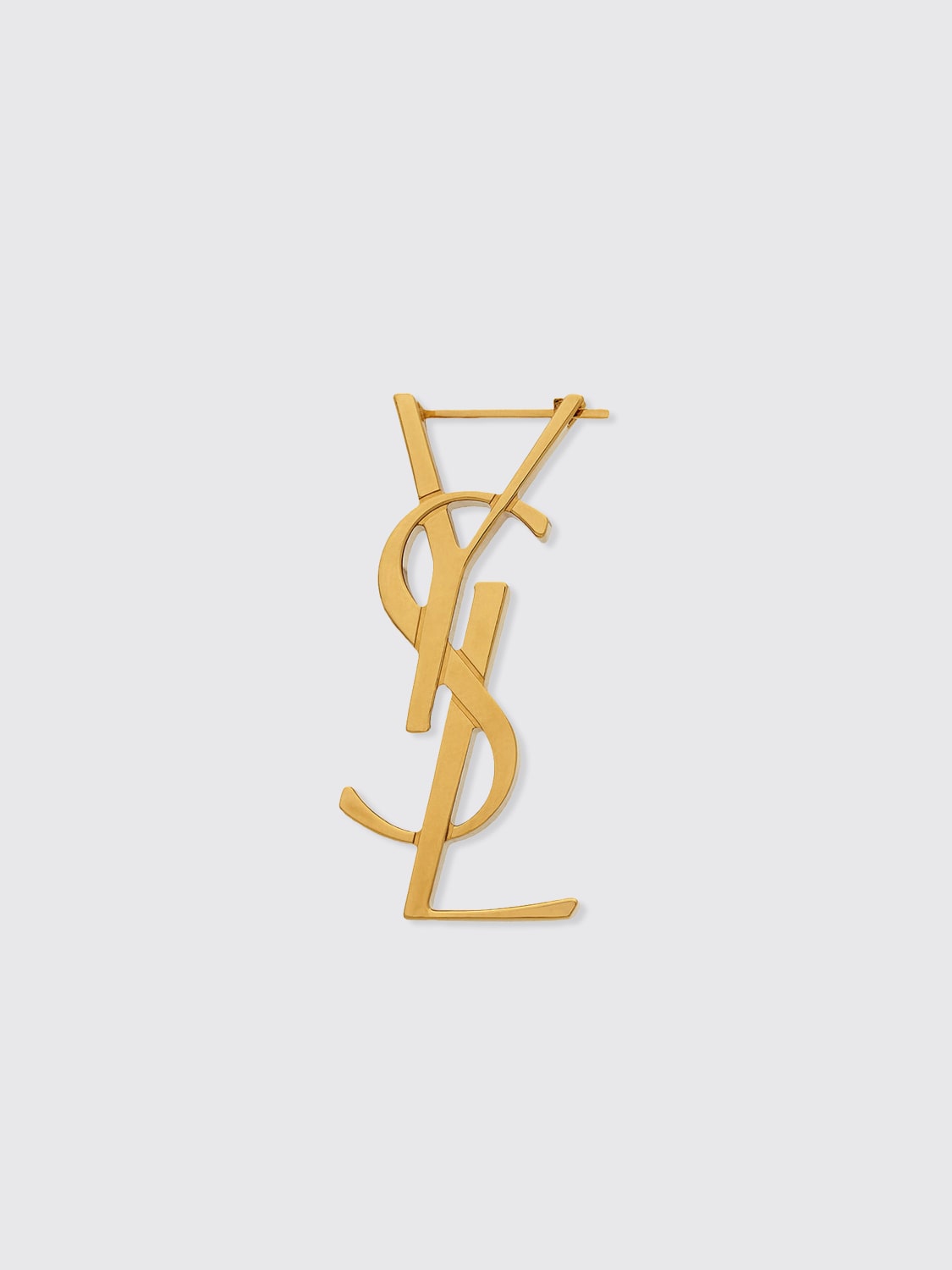 Giglio Orecchino YSL Saint Laurent in ottone