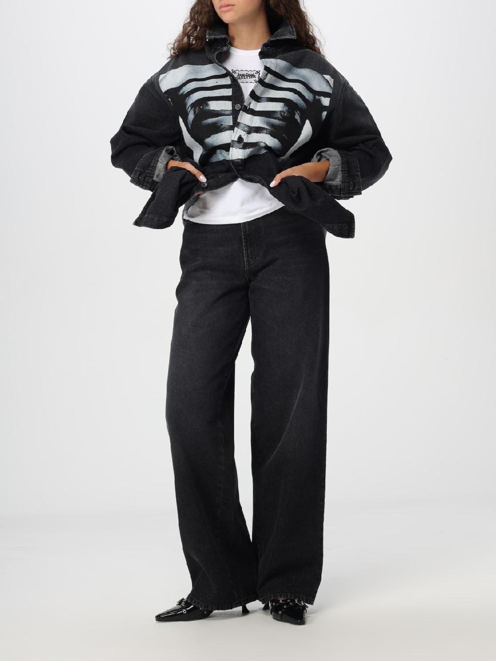 Giglio Overshirt Jean Paul Gaultier In Denim