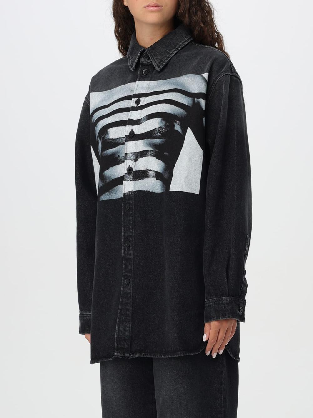 Giglio Overshirt Jean Paul Gaultier In Denim