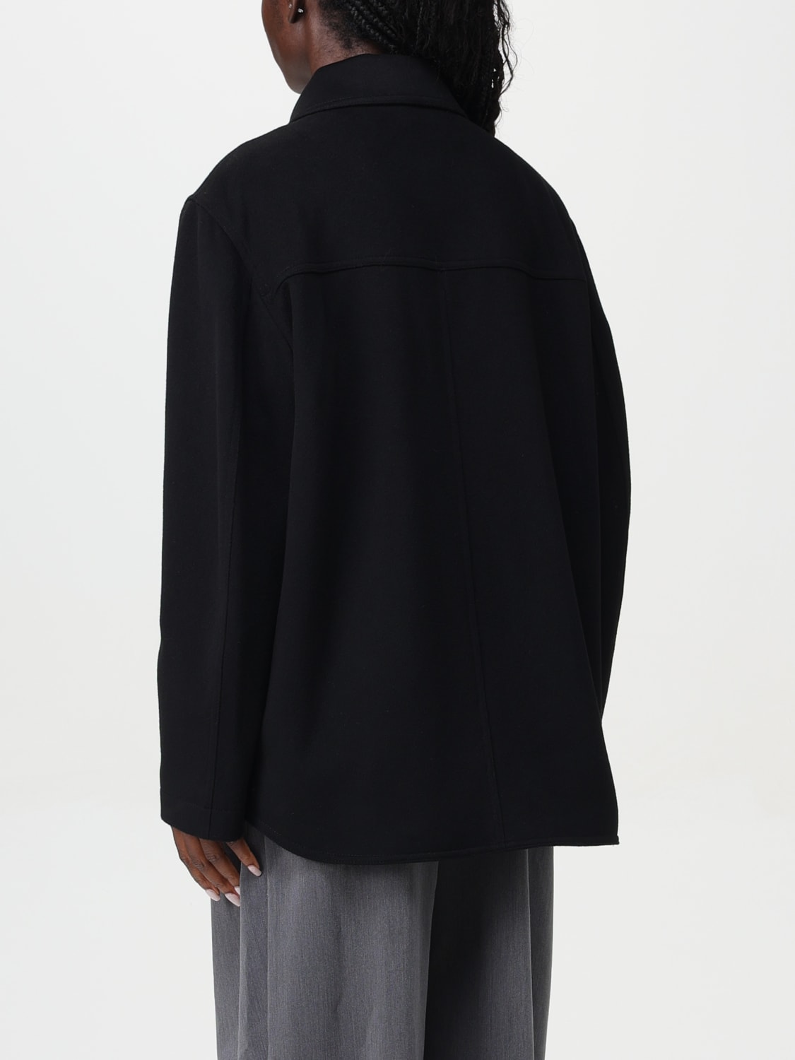 Giglio Overshirt Lardini In Lana Vergine