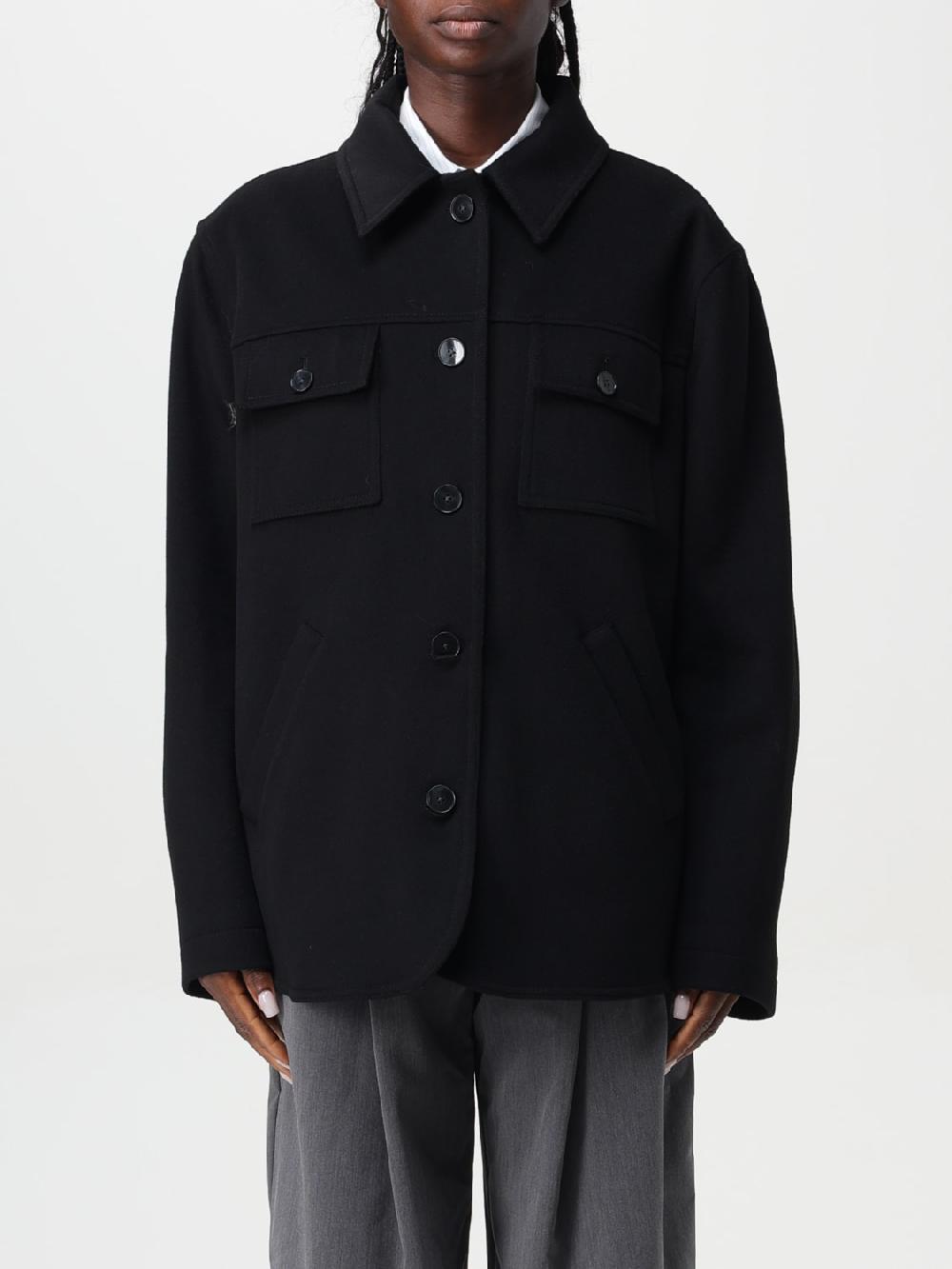 Giglio Overshirt Lardini in lana vergine