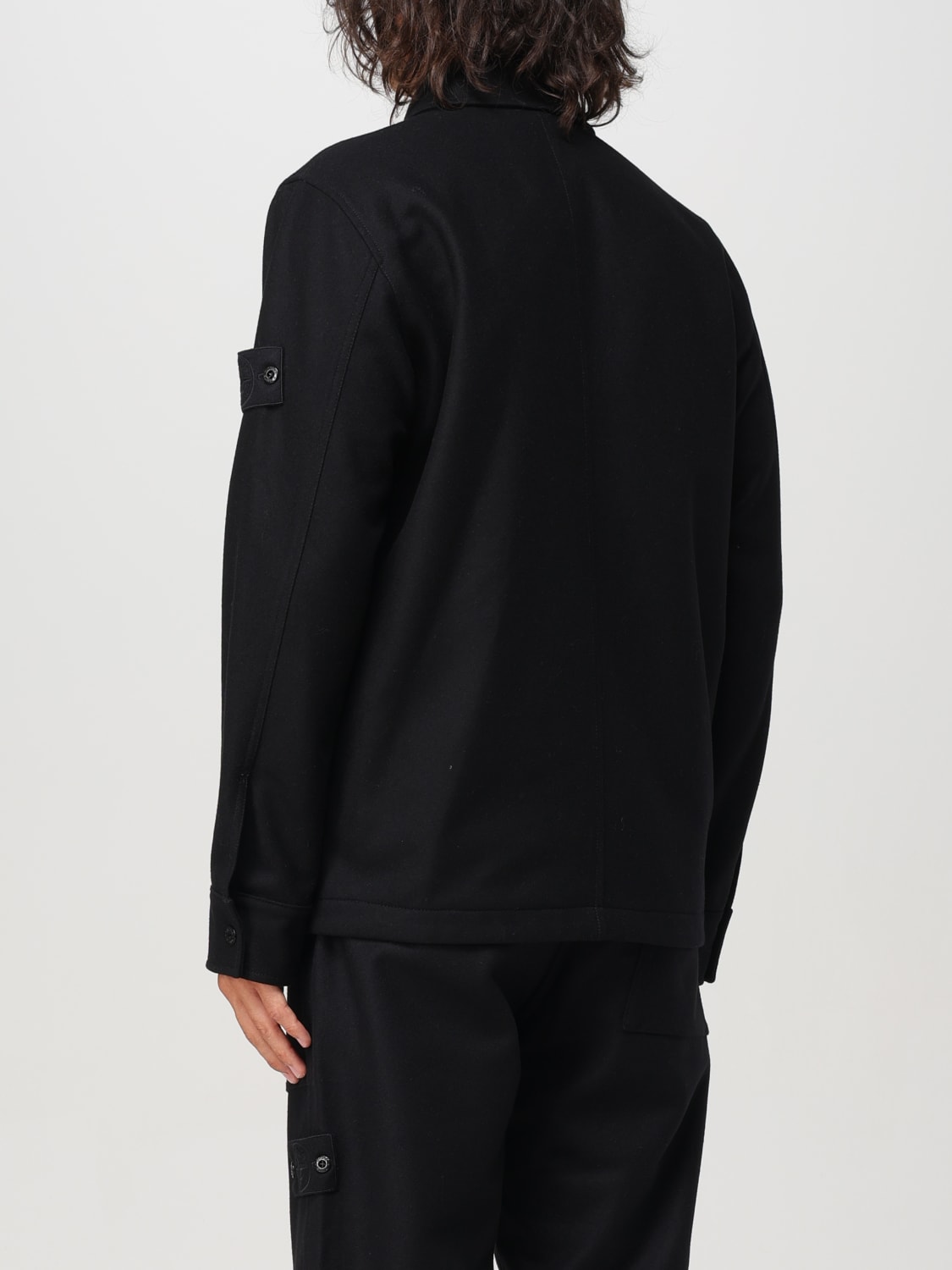 Giglio Overshirt Stone Island In Misto Lana