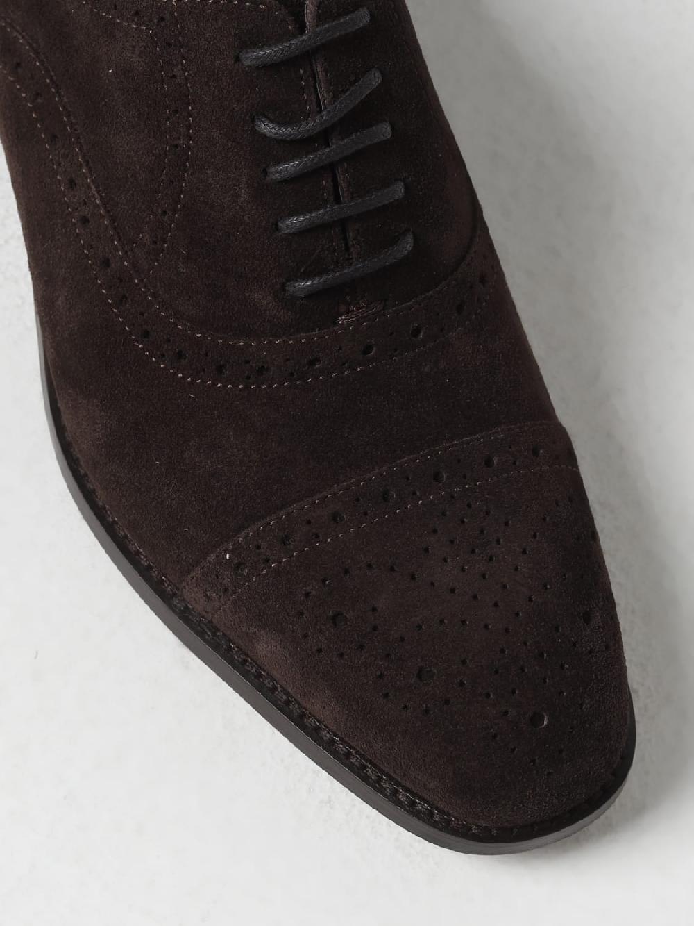 Giglio Oxford Manolo Blahnik In Pelle Scamosciata