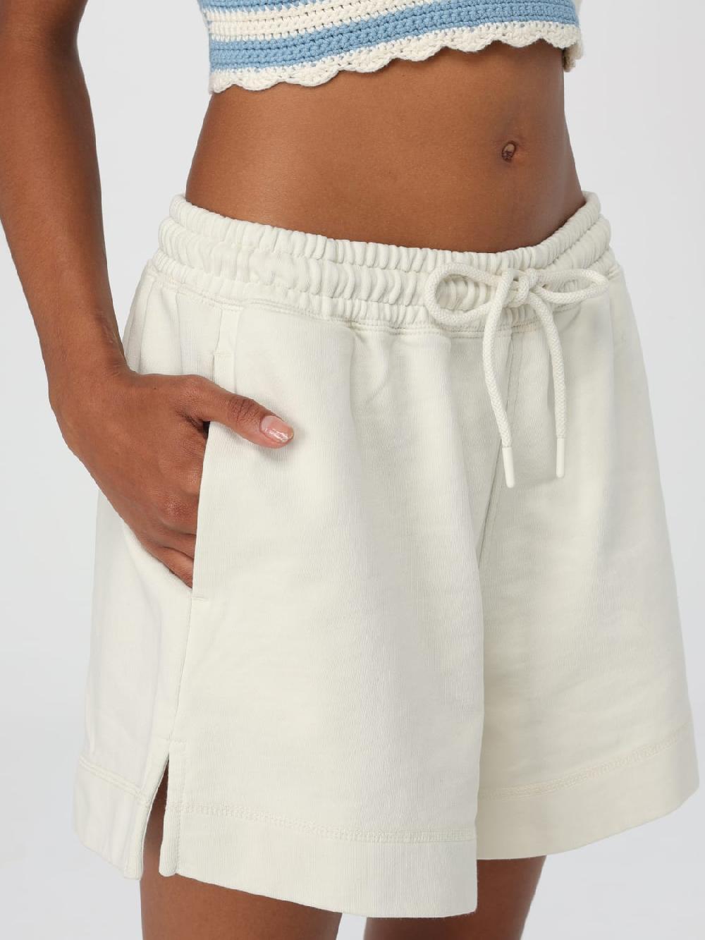 Giglio Pantaloncino Ganni In Misto Cotone