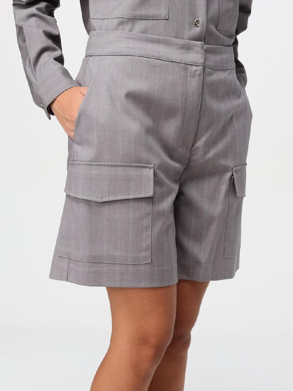 Giglio Pantaloncino Twinset In Tessuto Gessato