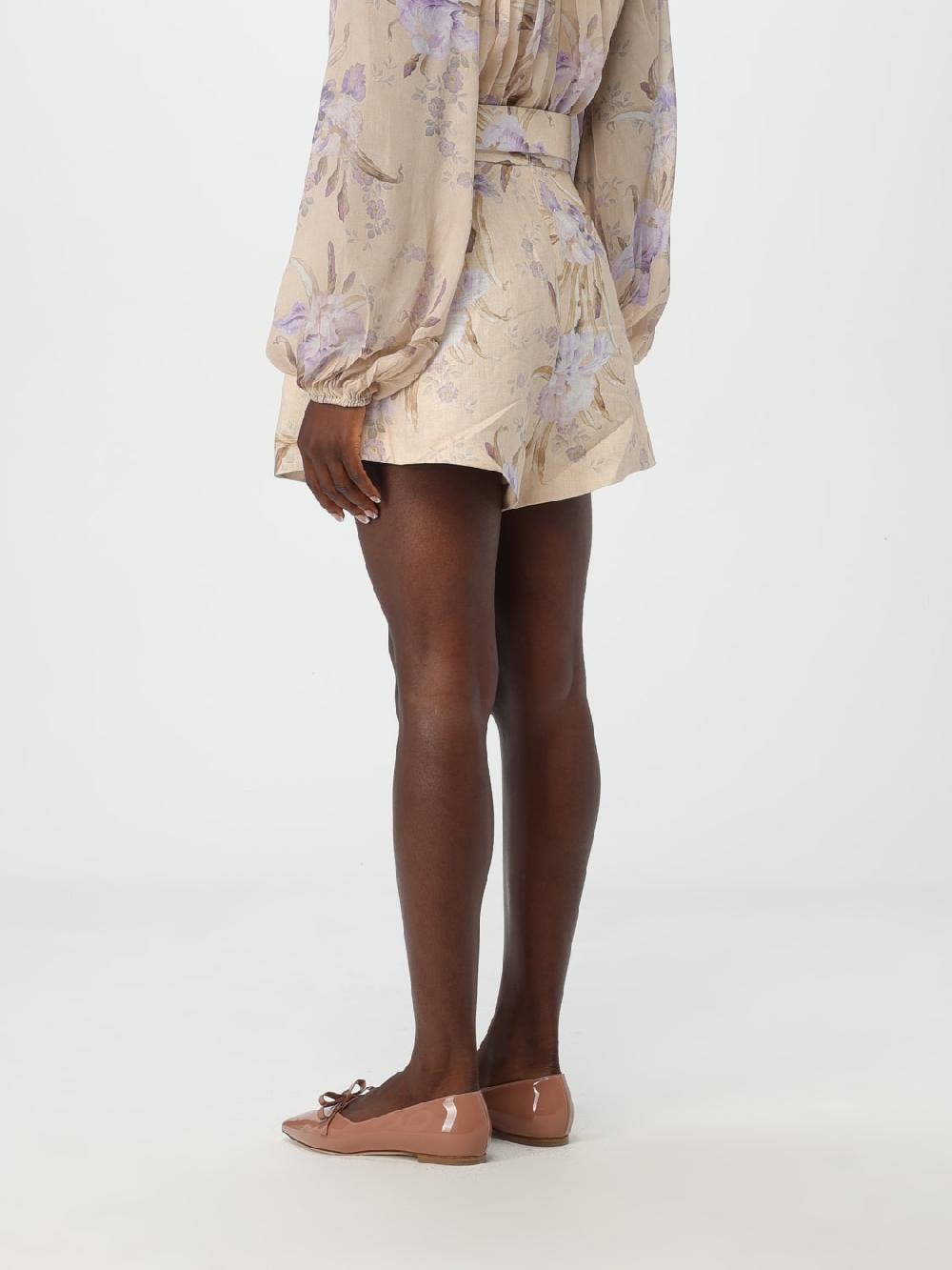 Giglio Pantaloncino Zimmermann In Misto Seta