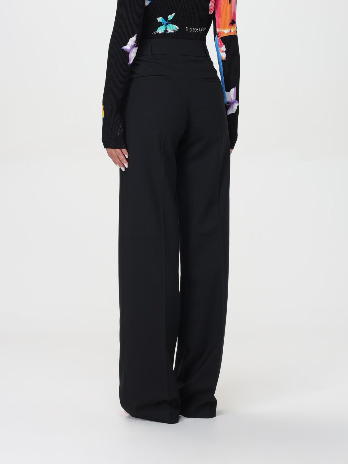 Giglio Pantalone A Vita Alta Moschino Jeans