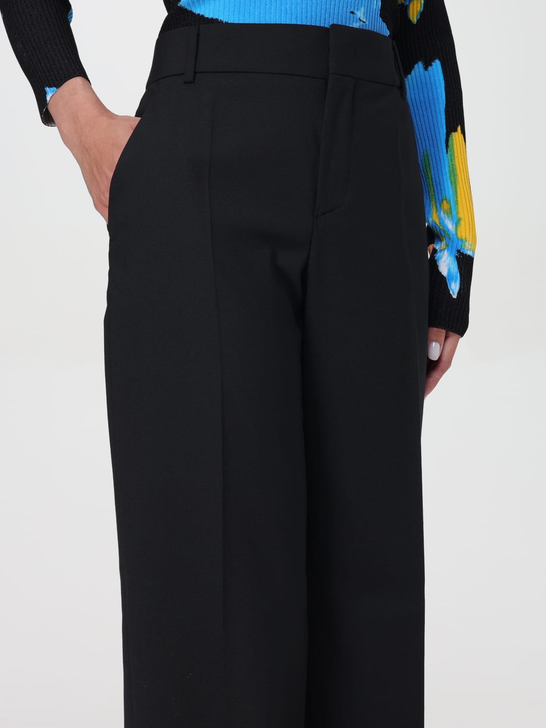Giglio Pantalone A Vita Alta Moschino Jeans