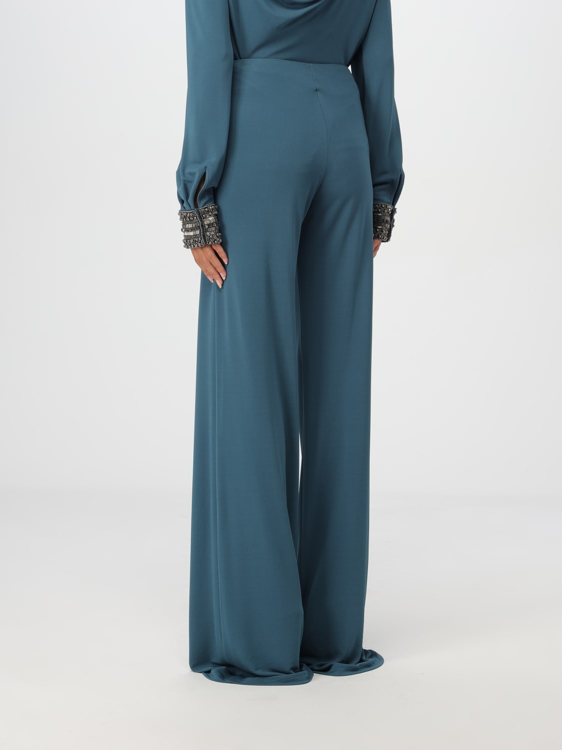 Giglio Pantalone Alberta Ferretti In Viscosa