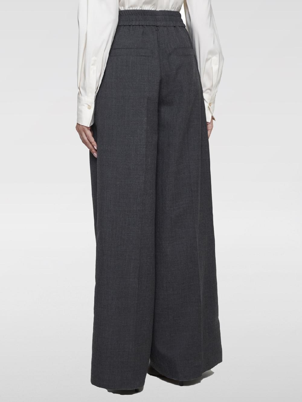 Giglio Pantalone Ampio Brunello Cucinelli In Lana