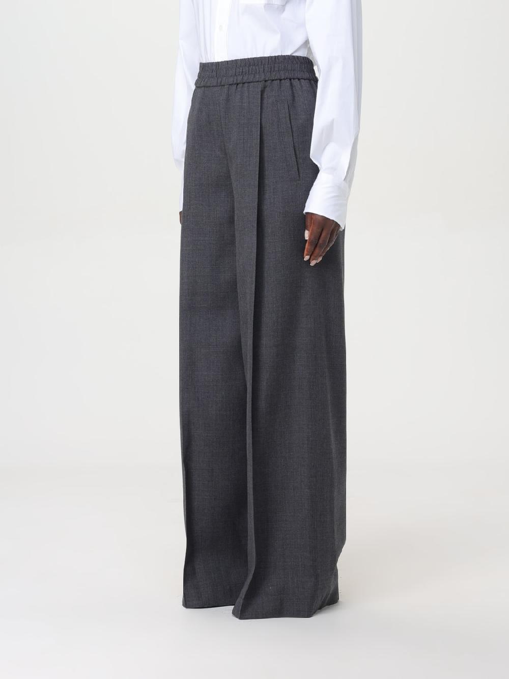 Giglio Pantalone Ampio Brunello Cucinelli In Lana