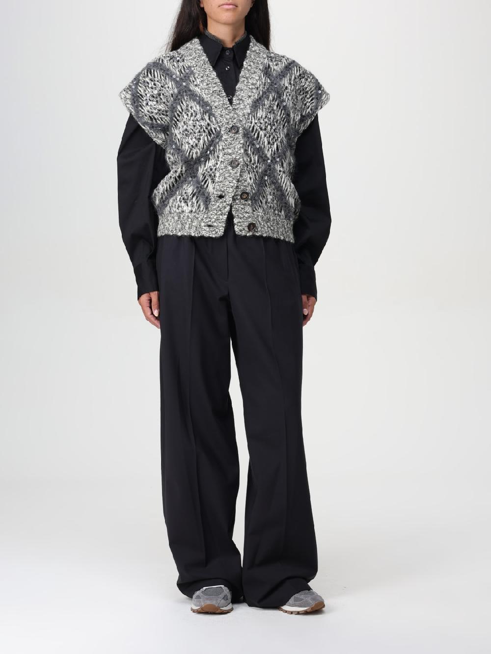 Giglio Pantalone Brunello Cucinelli In Lana