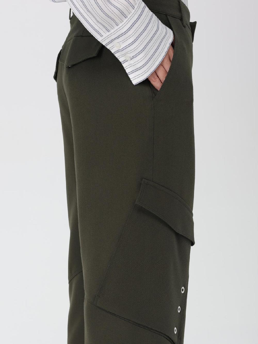 Giglio Pantalone Cargo Dondup In Gabardine