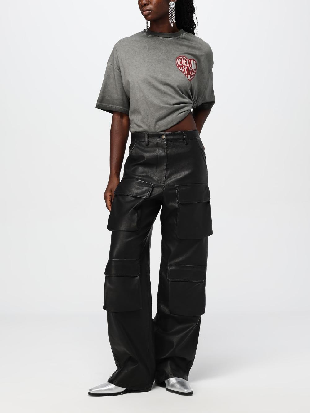 Giglio Pantalone Cargo MSGM In Pelle Sintetica