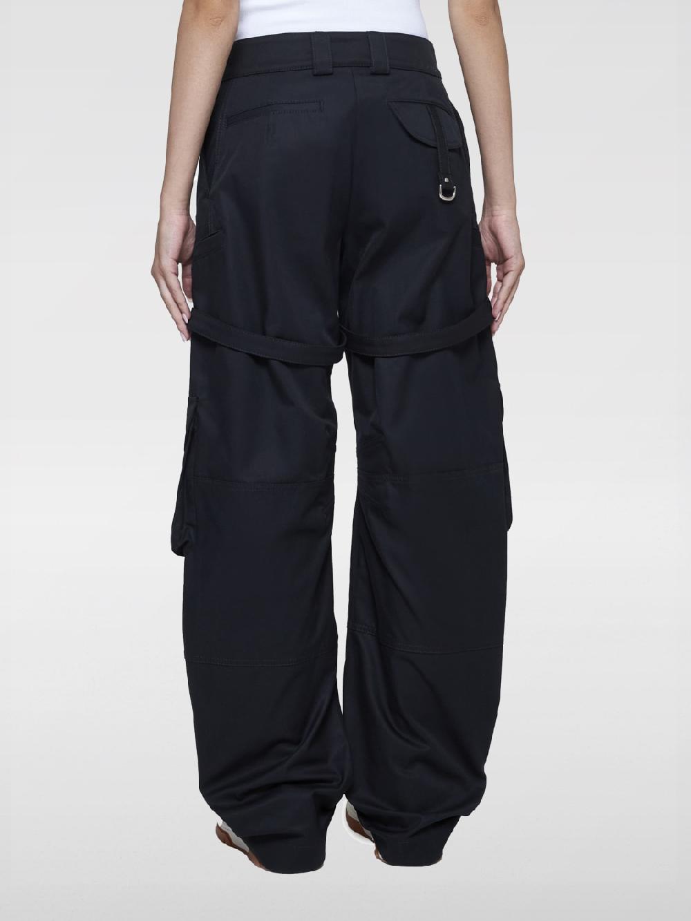 Giglio Pantalone Cargo Off-White In Cotone