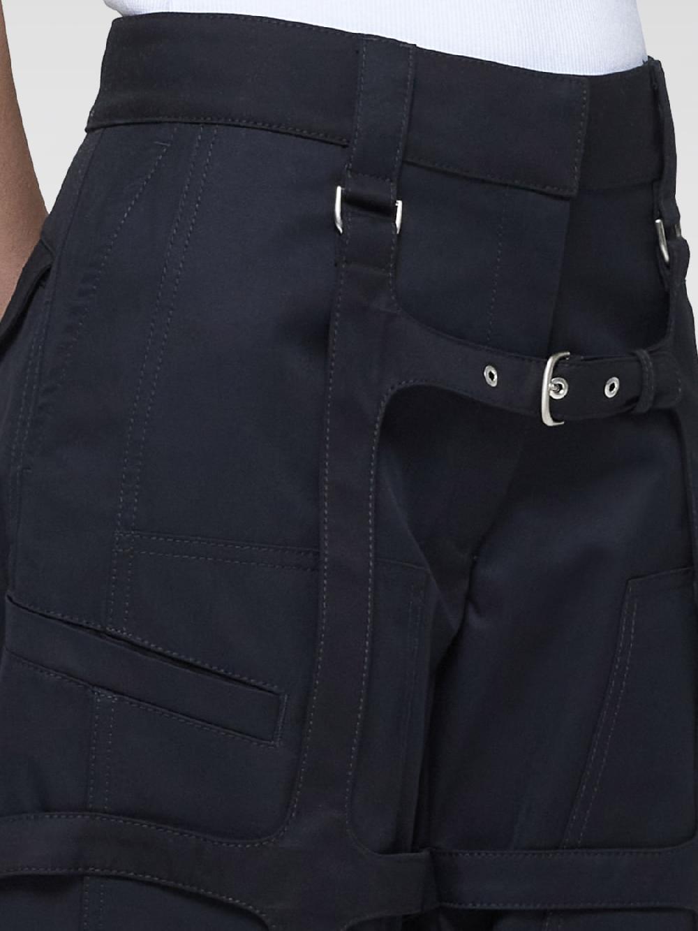 Giglio Pantalone Cargo Off-White In Cotone