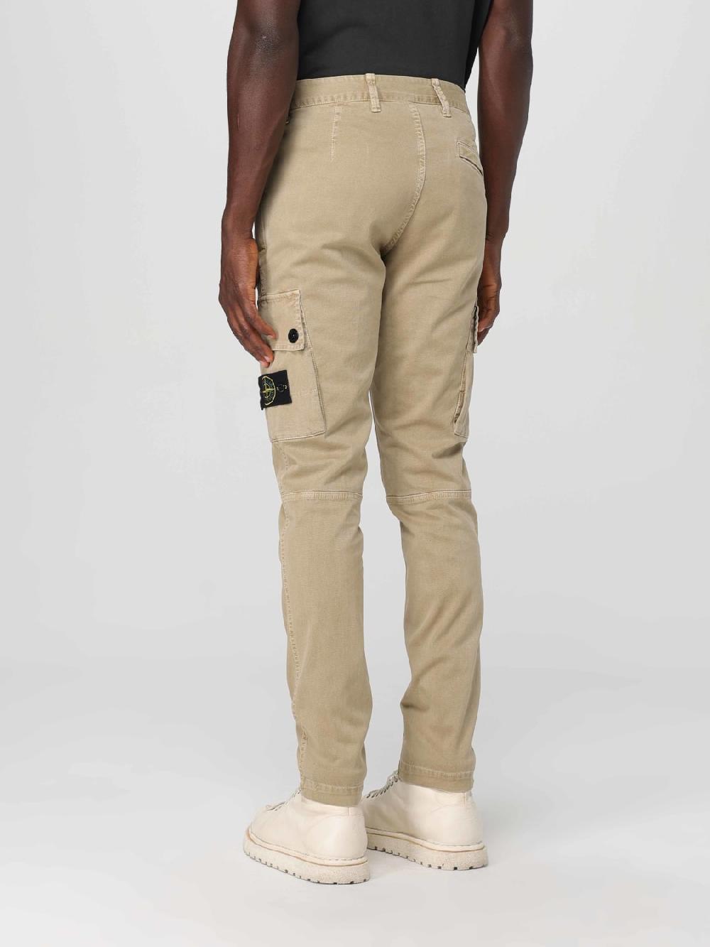 Giglio Pantalone Cargo Stone Island In Cotone