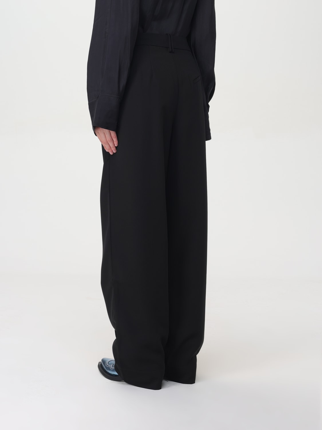 Giglio Pantalone Classico In Twill Ganni