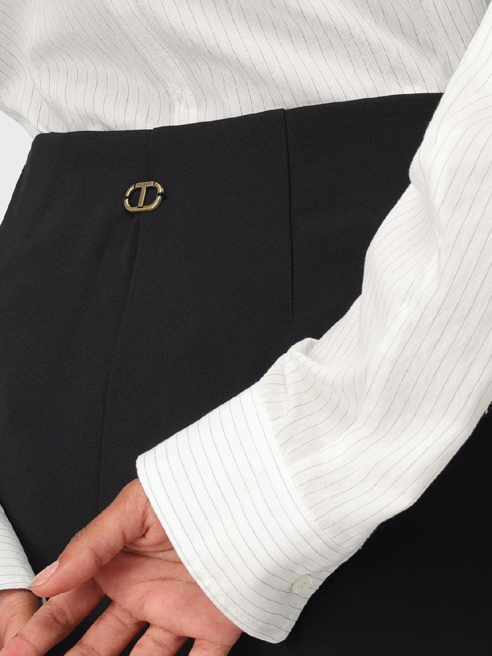 Giglio Pantalone Classico Twinset In Crepe