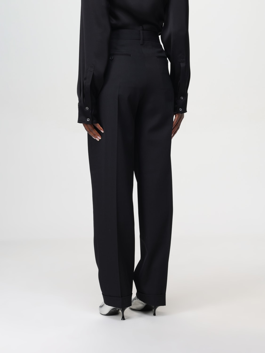 Giglio Pantalone Dean Dsquared2 In Lana Vergine