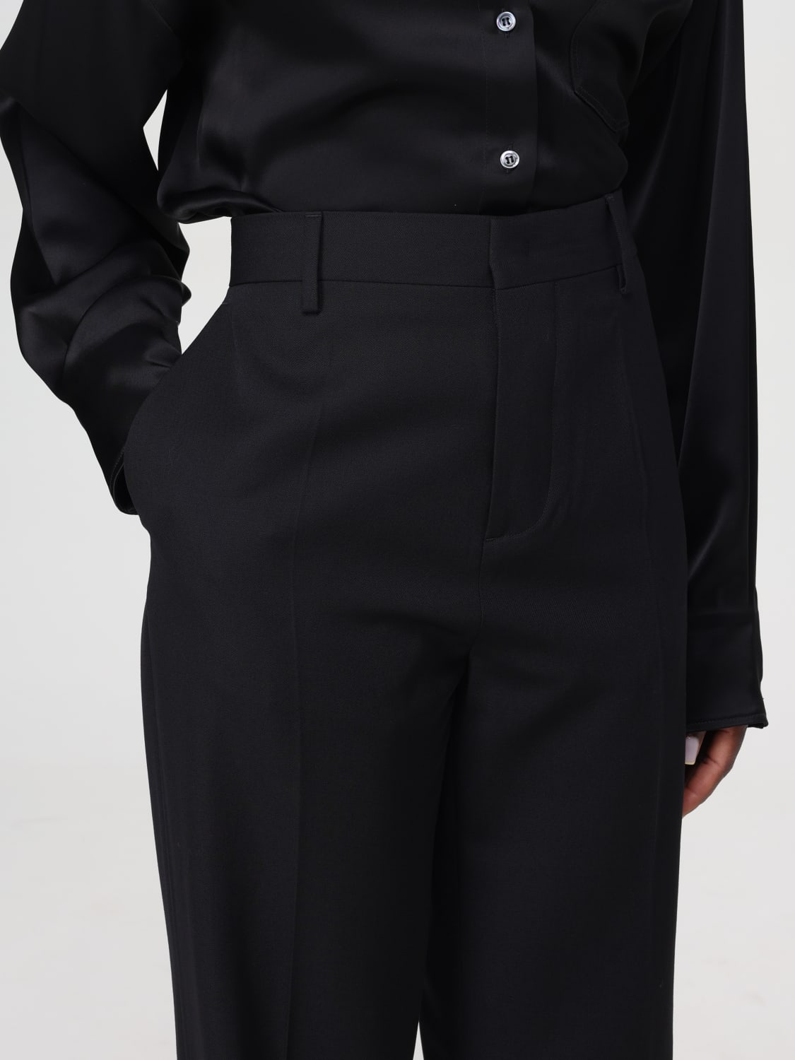 Giglio Pantalone Dean Dsquared2 In Lana Vergine