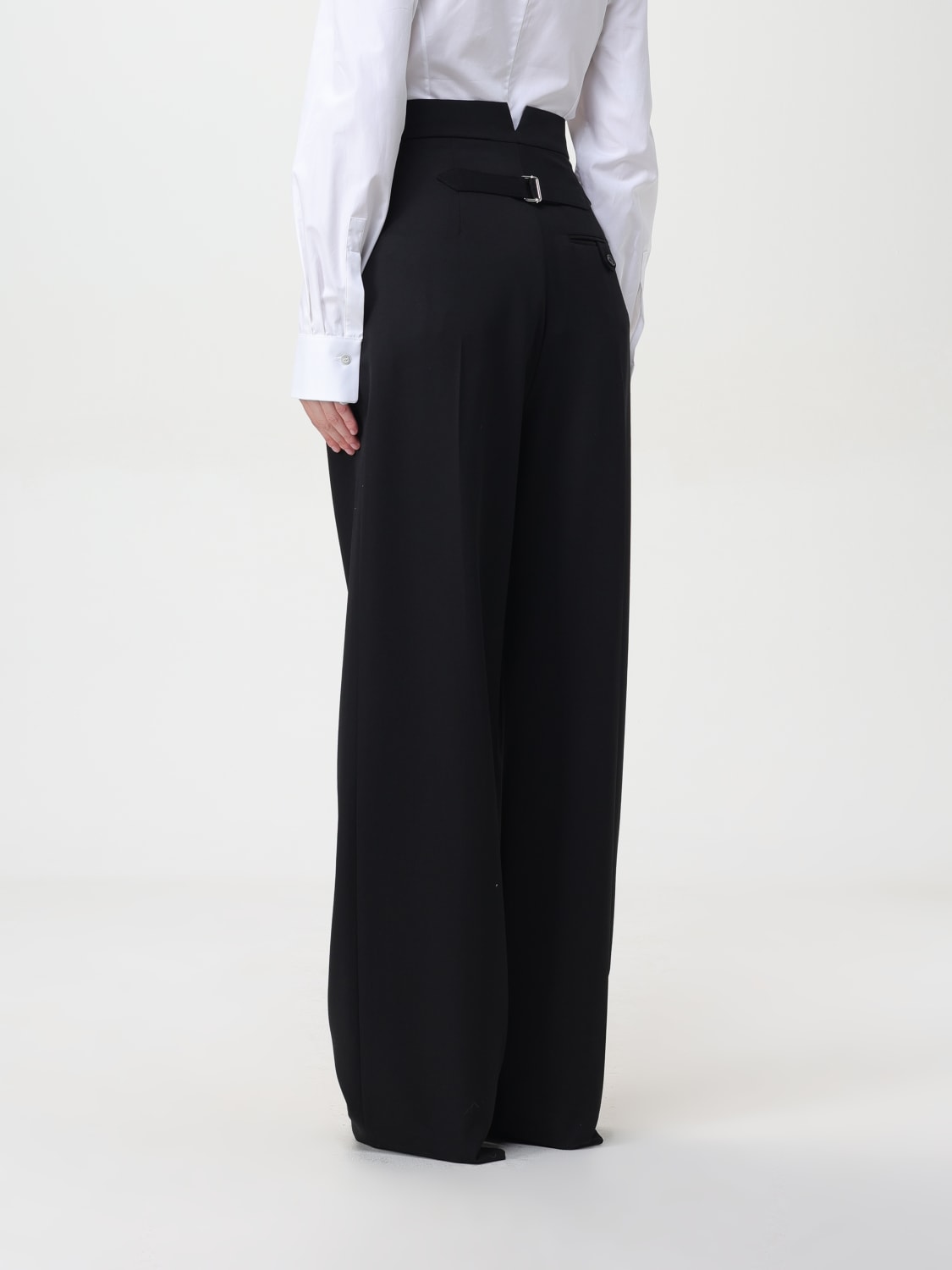 Giglio Pantalone Di Lana Alexander McQueen