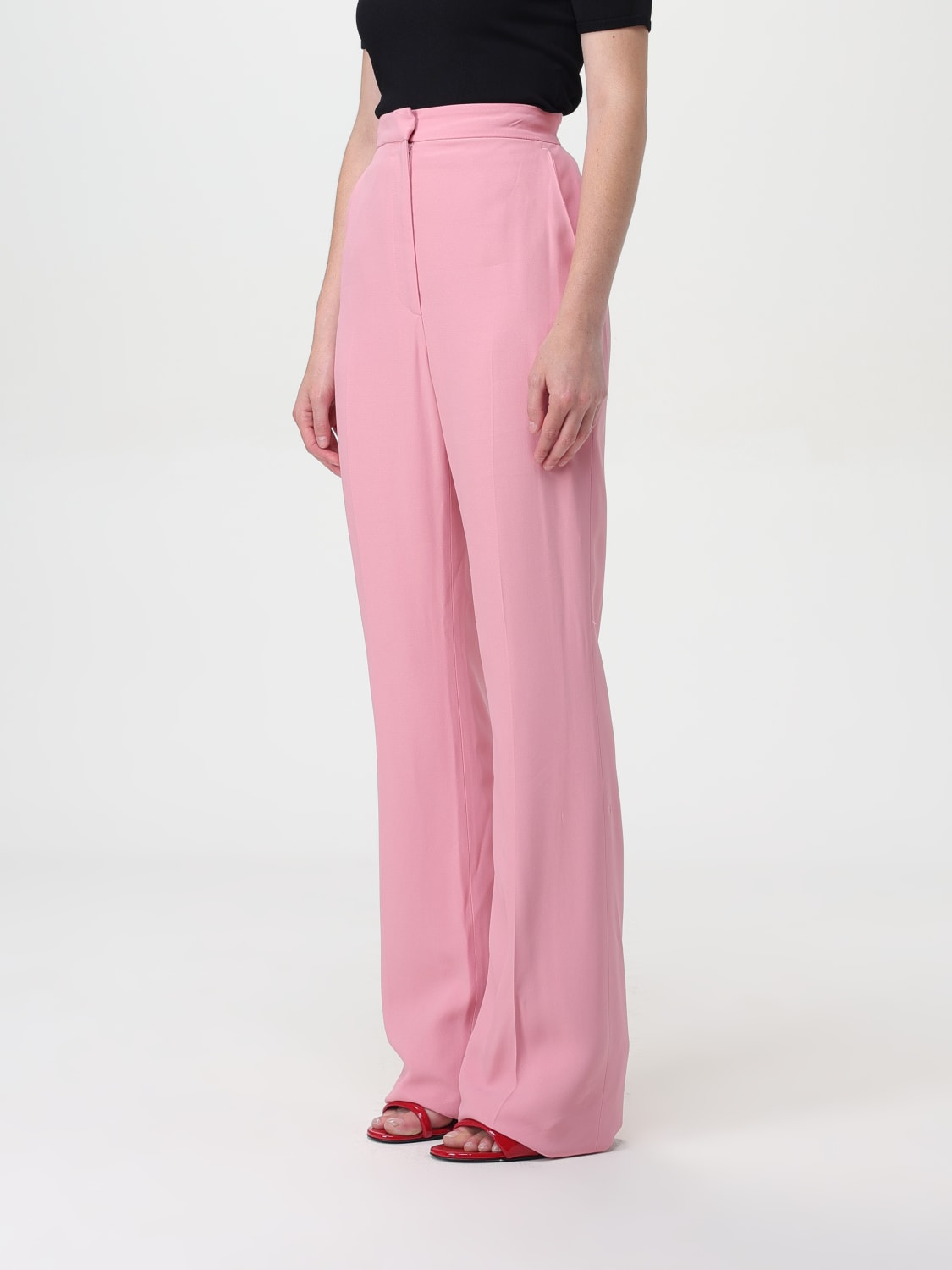 Giglio Pantalone Di Viscosa Alexander McQueen