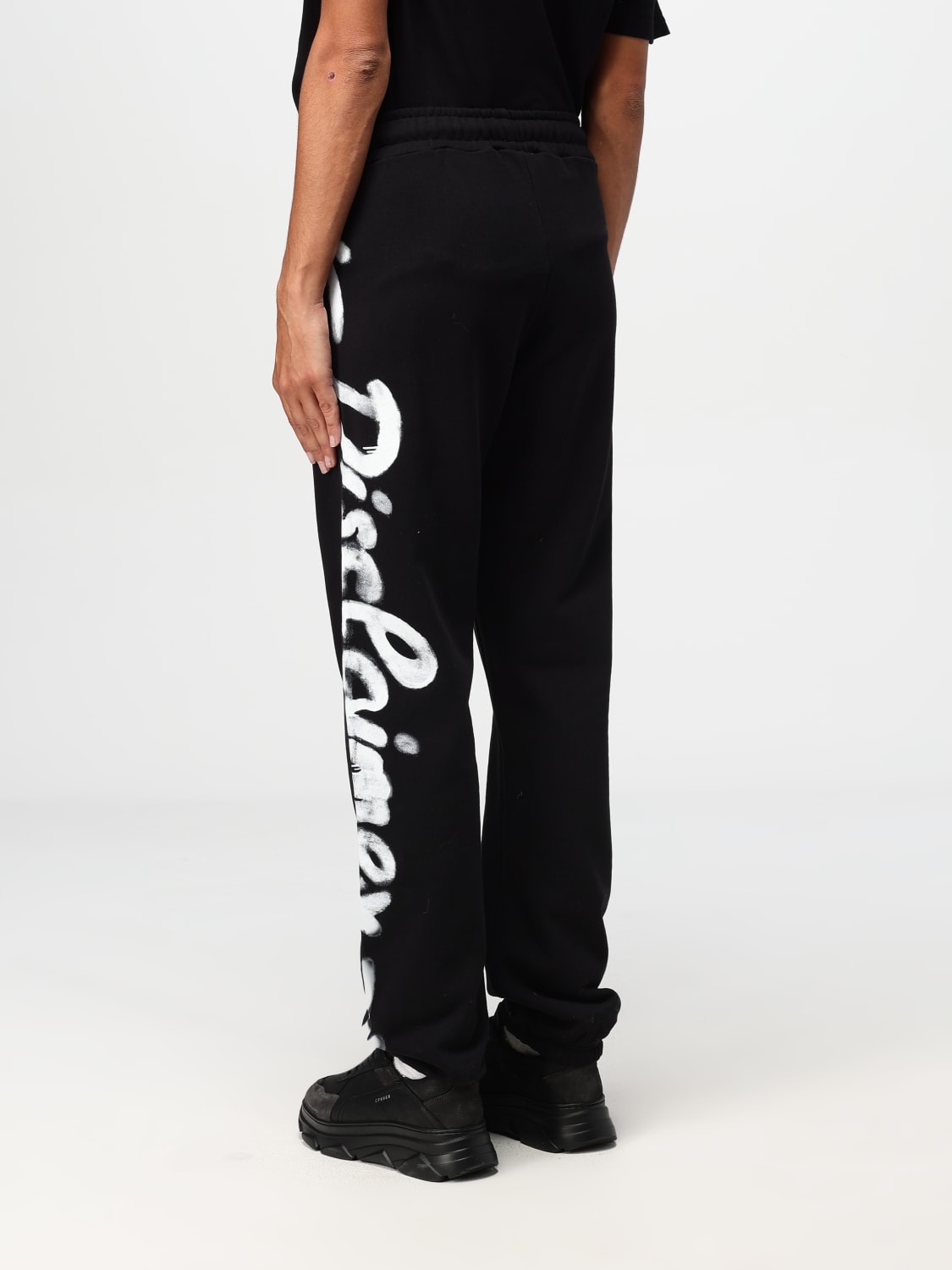 Giglio Pantalone Disclaimer In Cotone Con Logo