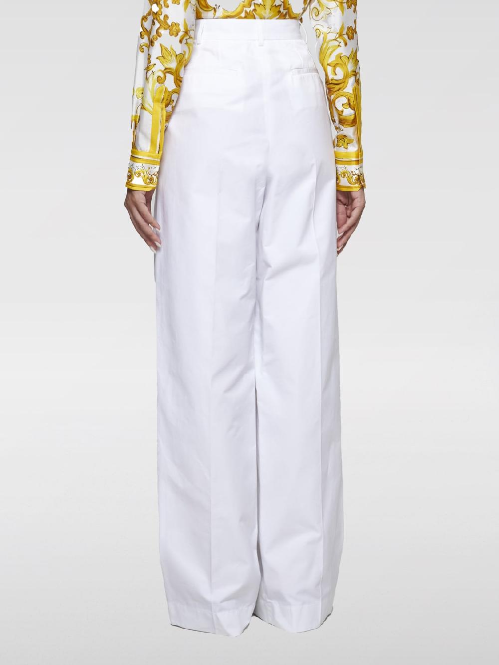 Giglio Pantalone Dolce & Gabbana In Cotone