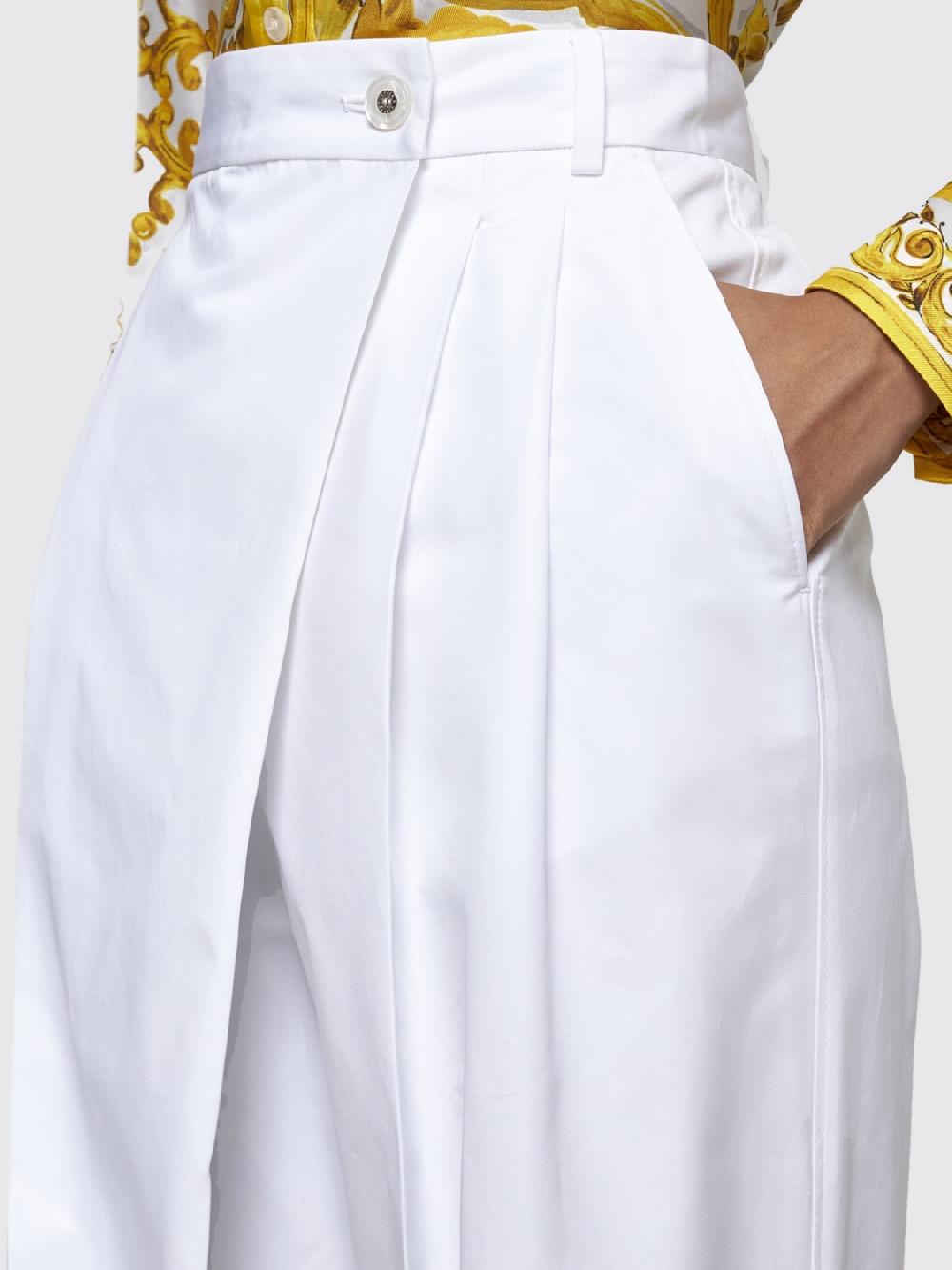 Giglio Pantalone Dolce & Gabbana In Cotone