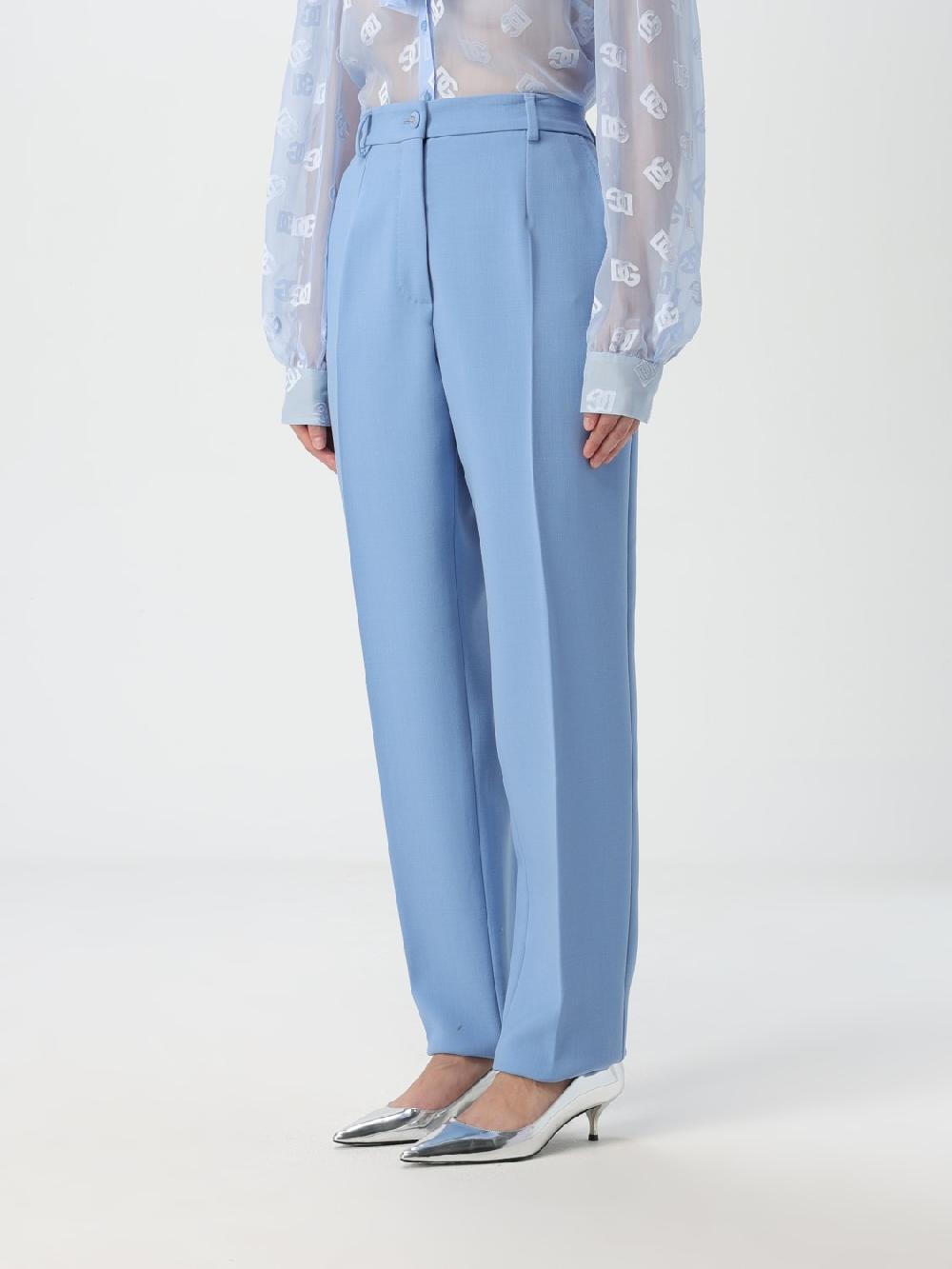 Giglio Pantalone Dolce & Gabbana In Crêpe Di Lana