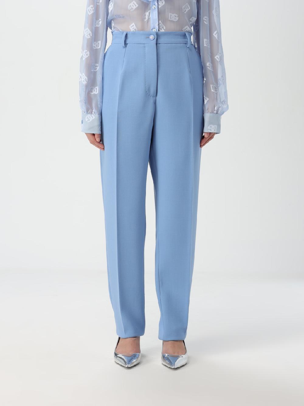 Giglio Pantalone Dolce & Gabbana in crêpe di lana